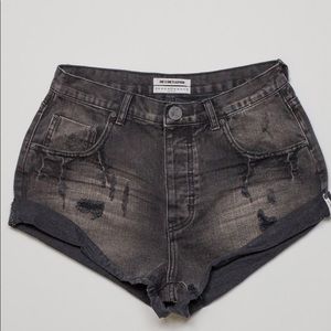 Mid Waist Bandits Shorts by One Teaspoon